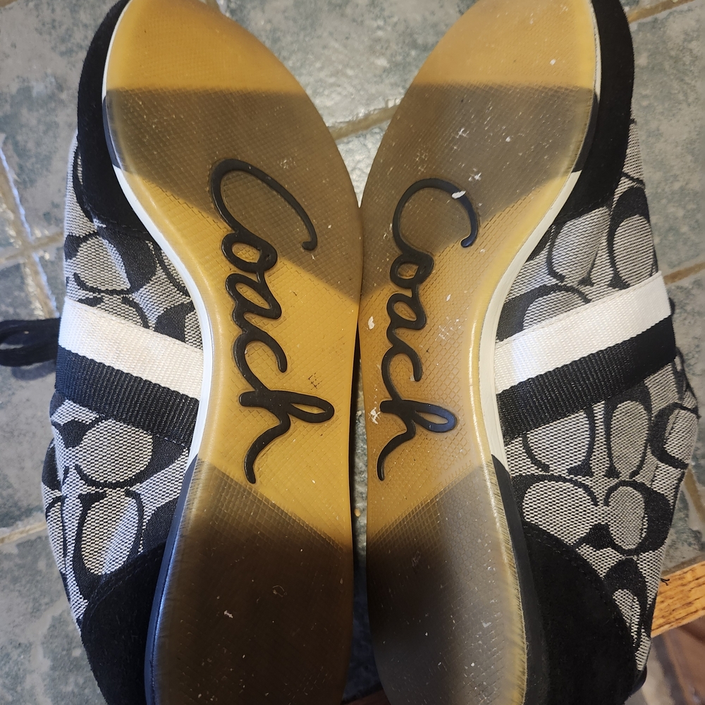 Coach Black and Gray Sneakers - Picture 3 of 3